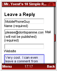Mobile Web 2