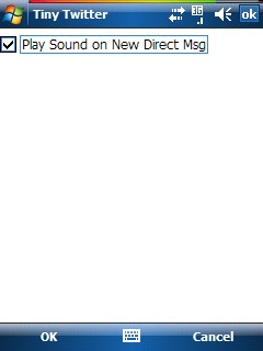Tiny Twitter Interface