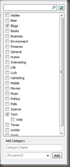 WLW Category Search